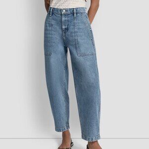 DKNY HIGH RISE UTILITY BARREL LEG